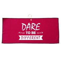 Dare To Be Different Large Microfiber Waffle Golf Towel