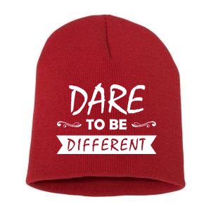 Dare To Be Different Short Acrylic Beanie