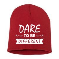 Dare To Be Different Short Acrylic Beanie