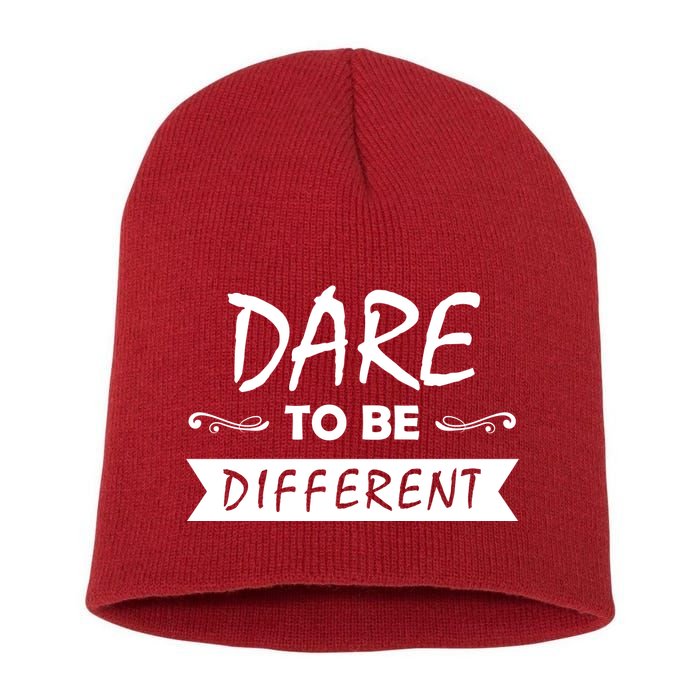 Dare To Be Different Short Acrylic Beanie