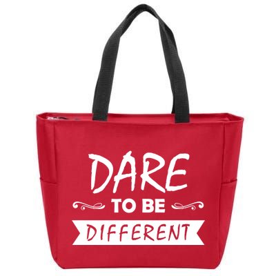 Dare To Be Different Zip Tote Bag