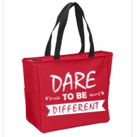 Dare To Be Different Zip Tote Bag