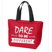 Dare To Be Different Zip Tote Bag