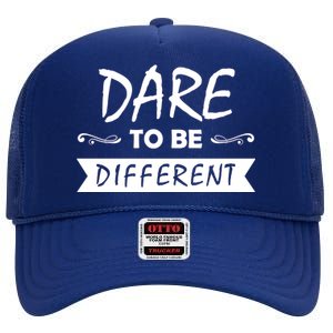 Dare To Be Different High Crown Mesh Back Trucker Hat