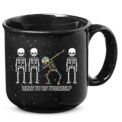 Dare To Be Yourself Autism Awareness 15oz Campfire Ceramic Mug