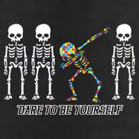 Dare To Be Yourself Autism Awareness Microfiber Hand Towel