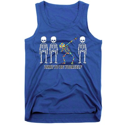 Dare To Be Yourself Autism Awareness Tank Top