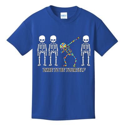 Dare To Be Yourself Autism Awareness Kids T-Shirt