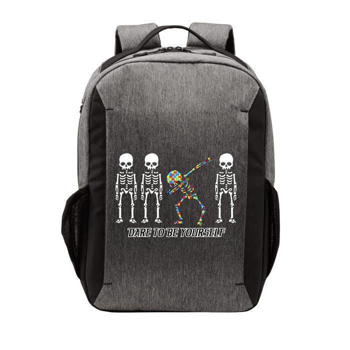 Dare To Be Yourself Autism Awareness Vector Backpack