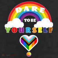 Dare To Be Yourself LGBT Equality Lesbian Gay Pride Trucker Hat