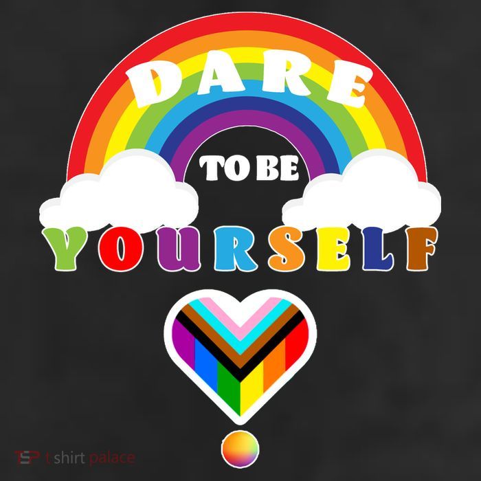Dare To Be Yourself LGBT Equality Lesbian Gay Pride Trucker Hat