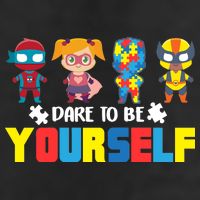 Dare To Be Yourself Superhero Autism Adult Drive Performance Visor