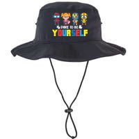 Dare To Be Yourself Superhero Autism Legacy Cool Fit Booney Bucket Hat