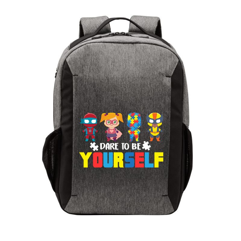 Dare To Be Yourself Superhero Autism Vector Backpack
