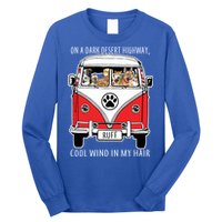 Dark Desert Highway Dog Feel Cool Wind In My Hair Long Sleeve Shirt