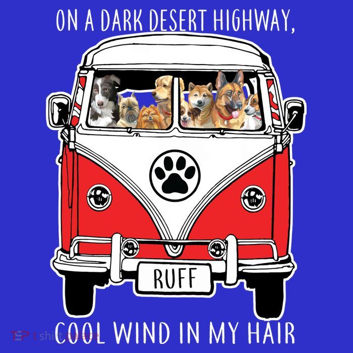 Dark Desert Highway Dog Feel Cool Wind In My Hair Stripe Pom Pom Beanie
