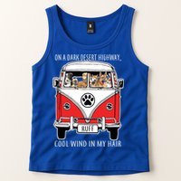 Dark Desert Highway Dog Feel Cool Wind In My Hair Tank Top