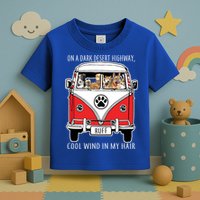 Dark Desert Highway Dog Feel Cool Wind In My Hair Toddler T-Shirt