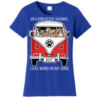 Dark Desert Highway Dog Feel Cool Wind In My Hair Women's T-Shirt