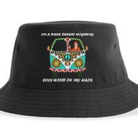 Dark Desert Highway Funny Hippie Sustainable Bucket Hat