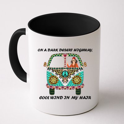 Dark Desert Highway Funny Hippie Mug