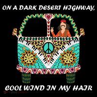 Dark Desert Highway Funny Hippie Drawstring Bag