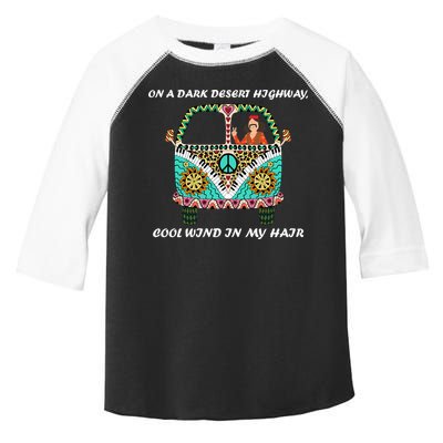 Dark Desert Highway Funny Hippie Toddler Fine Jersey T-Shirt