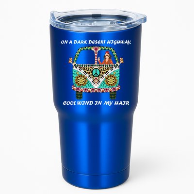 Dark Desert Highway Funny Hippie Tumbler