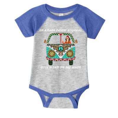 Dark Desert Highway Funny Hippie Infant Baby Jersey Bodysuit