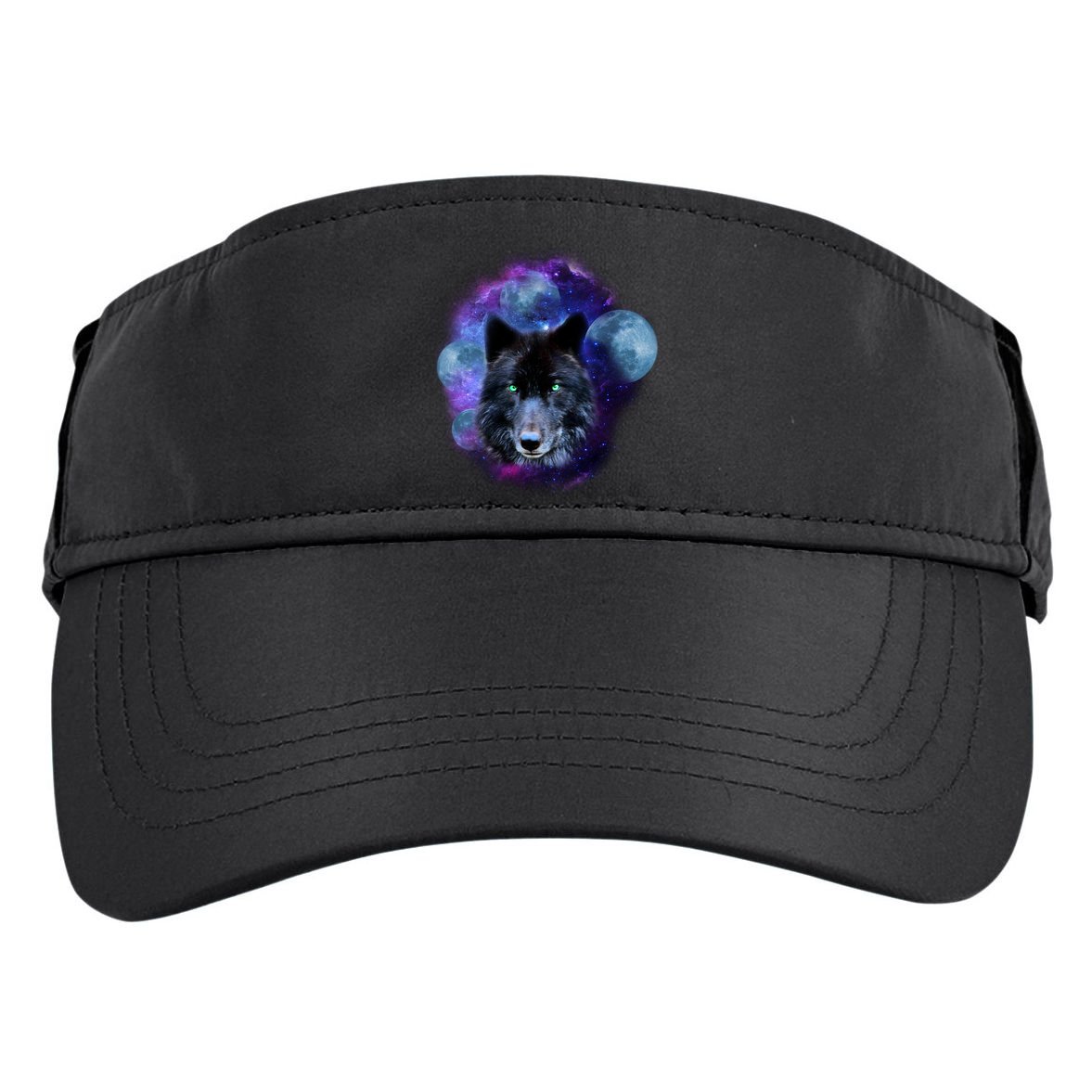 Dark Moon Wolf Galaxy Adult Drive Performance Visor