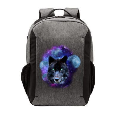 Dark Moon Wolf Galaxy Vector Backpack