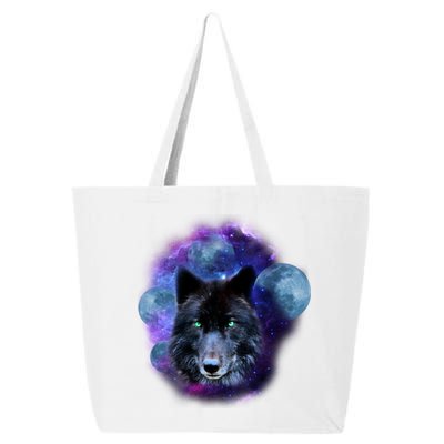 Dark Moon Wolf Galaxy 25L Jumbo Tote