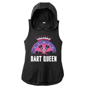 Dart Queen Ladies PosiCharge Tri-Blend Wicking Draft Hoodie Tank