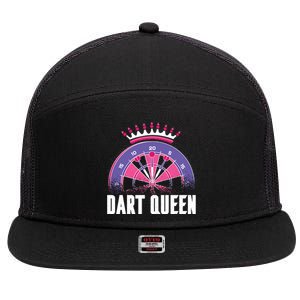 Dart Queen 7 Panel Mesh Trucker Snapback Hat