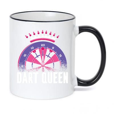 Dart Queen 11oz Black Color Changing Mug