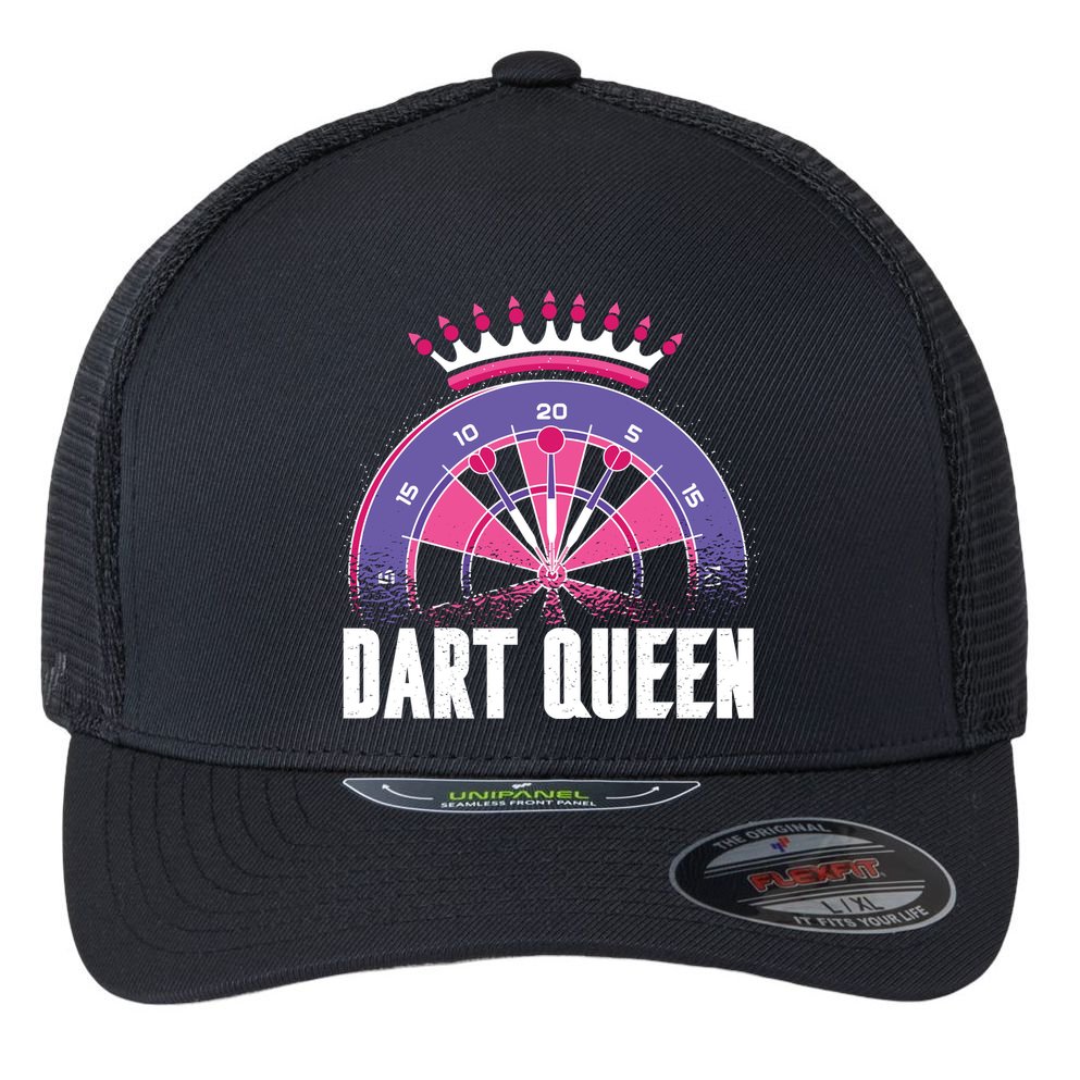 Dart Queen Flexfit Unipanel Trucker Cap
