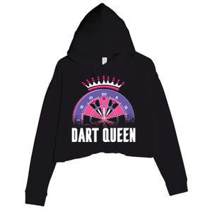 Dart Queen Crop Fleece Hoodie