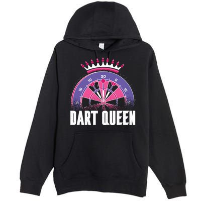 Dart Queen Premium Pullover Hoodie