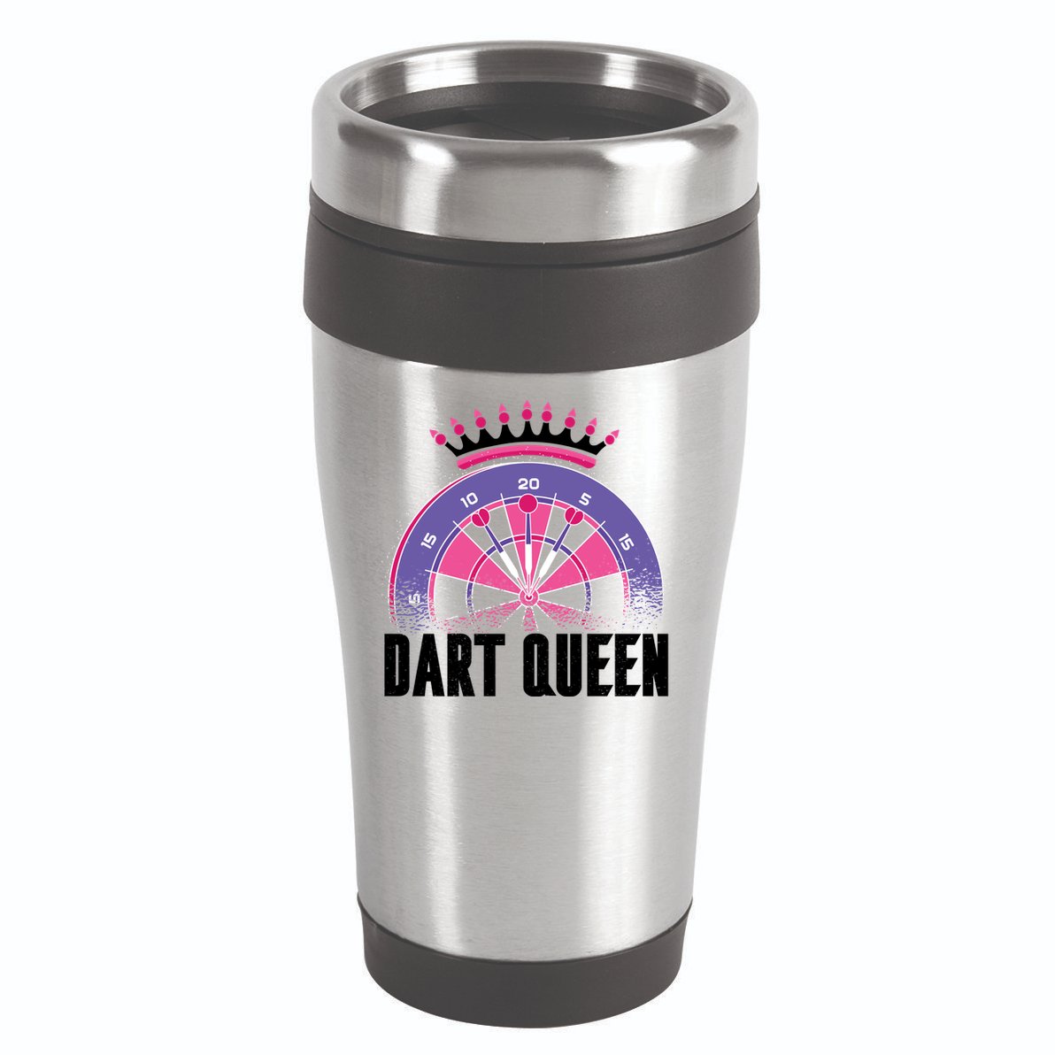 Dart Queen 16oz Travel Tumbler