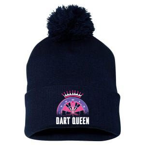 Dart Queen Pom Pom 12in Knit Beanie