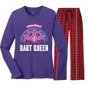 Dart Queen Women's Long Sleeve Flannel Pajama Set 