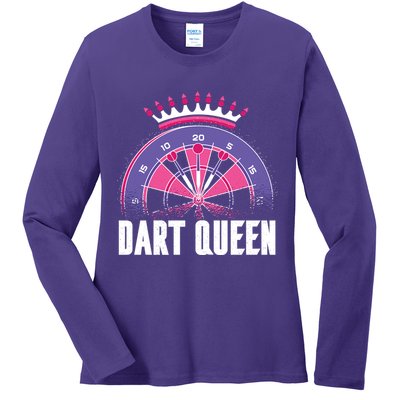 Dart Queen Ladies Long Sleeve Shirt