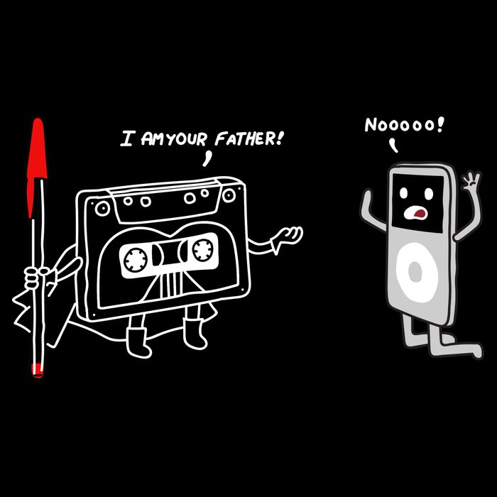 Darth Cassette Tape Apron