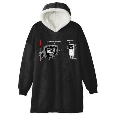 Darth Cassette Tape Hooded Wearable Blanket