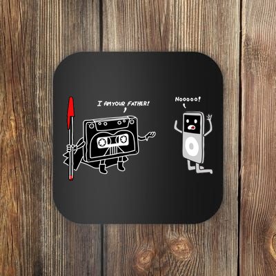 Darth Cassette Tape Coaster