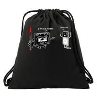 Darth Cassette Tape Drawstring Bag