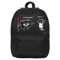 Darth Cassette Tape 16 in Basic Backpack