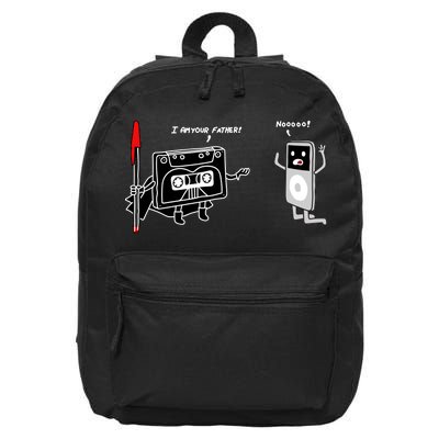 Darth Cassette Tape 16 in Basic Backpack