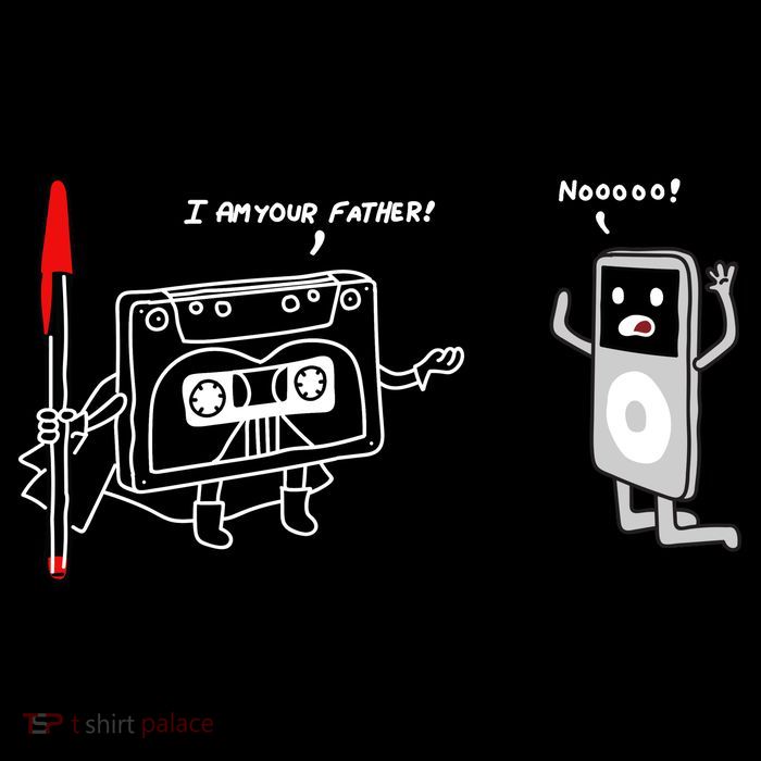 Darth Cassette Tape 16 in Basic Backpack