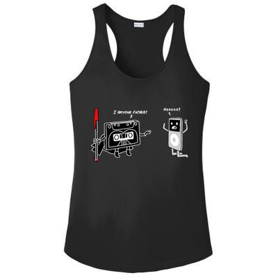 Darth Cassette Tape Ladies PosiCharge Competitor Racerback Tank